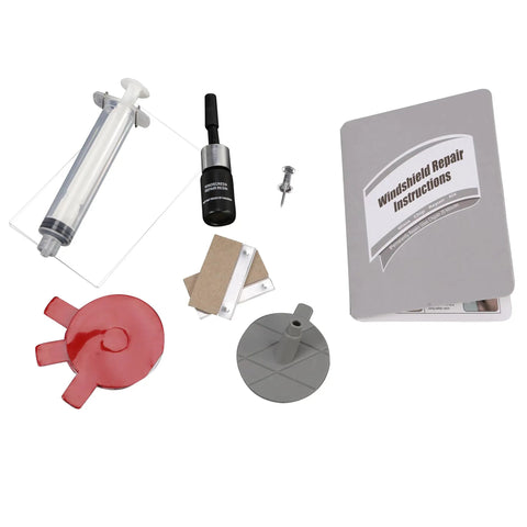 Windshield Repair Kit For Chips And Cracks Auto Glass Repair Tool Set With Resin Diy Car Windshield Fix Easy To Use