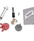 Windshield Crack Repair Kit For Cars With Nano Repair Fluid And Auto Glass Sealant, including instructions and tools.