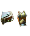 Premium U Groove Steel Caster Wheel With V Groove Track For Heavy Duty Sliding Gates Barn Doors And Crane Rollers Built Tough for smooth sliding