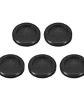 Five Pack Rubber Grommets Black 1-1/4 Inch Outer Diameter, 1-1/8 Inch Inner Diameter (29mm) Fits 32mm Drill Holes displayed