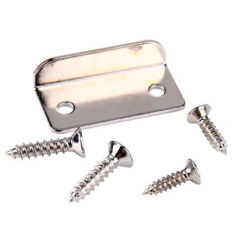 Mounting bracket and screws for Keyless Push Button Latch For RV Cabinets And Camper Van Drawers, Chrome Zinc Alloy Locks
