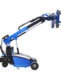 Badass Heavy Duty Electric Vacuum Glass Lifter With Hydraulic Arm For Curtain Wall Setup with adjustable arm and suction cups.