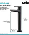 Indy Single Handle Vessel Bathroom Faucet Chrome Finish Solid Brass Construction for No Hassle Temperature And Flow Control