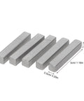 20 Pieces Parallel Drive Shaft Keys Set, Pro Grade Stainless Steel Keyways For Secure Fastening, Square Drive Keys For Precision Machinery