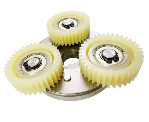 36T Nylon Clutch Gear Kit for Left Side Electric Bike Hub Motors, 38mm Planetary Gear, Beefy Torque Replacement view