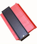 Angle Finder Tool For DIY Pros That Duplicates Any Shape Instantly Shape Duplication Tool For Woodworking And Tile Installations Perfect Profile For Door Jambs And Pipes Rugged Pro Grade Plastic 10 Inch Easy Read, red and black template