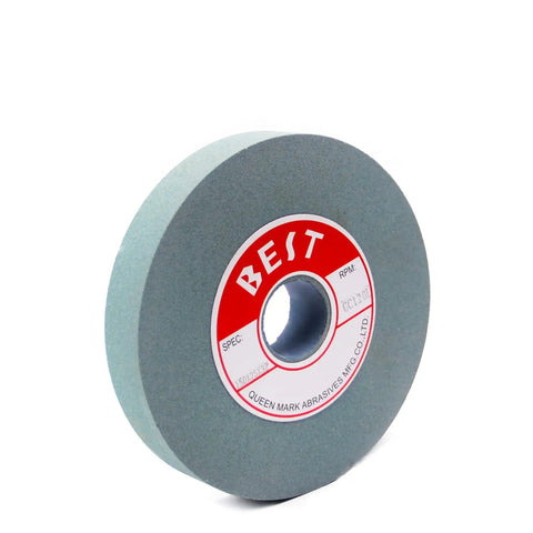 6 Inch Green Silicon Carbide Grinding Wheel 120 Grit For Surface Grinding And Sharpening Carbide Tools Ideal For Bench Grinders