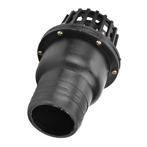 Heavy Duty Stainless Steel Foot Valve With Large Capacity Mesh Strainer for Farm Irrigation and Industrial Pumps, 3 Inch