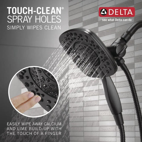 Premium Heavy Duty Matte Black Dual Shower Trim Kit With In2ition Two In One Handheld Combo To Level Up Your Bath Game Built Different Faucet Hardware Valve Not Included