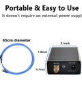 Active Loop Antenna For Shortwave Radio 50 KHz To 500 MHz With Improved Low Noise Amplifier Magnetic Loop Receiver dimensions
