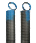 Heavy Duty Extension Garage Door Spring 2 Pack For 140 Pound Doors Replacement Kit With Double Loop Ends