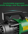 Heavy Duty Anbull 1350W Electric Hydraulic Rebar Cutter handle, ergonomic design for easy one-hand operation.