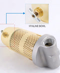 Fuel Tank Filter Assembly With Wrench For Gasoline And Diesel Water Separation, 30 Micron Filter, 1 In NPT Top Cap, metallic body