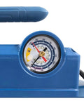 Gauge display of Pro Shop Heavy Duty Single Stage Rotary Vane Vacuum Pump for Home AC HVAC with pressure readings