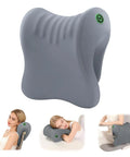 Ergonomic Office Chair Headrest With Adjustable Neck Support And Removable Washable Cover, shown on chair and in nap scenarios.