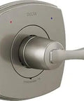 14 Series Valve Trim Kit Stainless Steel For Shower No-Fuss Back-To-Back Install, Monitor Pressure Balance Keeps Temp Safe Within Plus Minus 3 Degrees, Valve Only Trim, R11000 Rough-In Required For Complete Unit