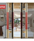 Push Pull Glass Door Handle For Barn And Wooden Doors Heavy Duty Durable Stainless Steel Round Tube Sliding Handle