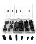 Awesome 80 Piece Rubber Vacuum Line Hose Boot Assortment Kit Set For Cars That Looks Fresh And Fights Leaks To Keep Your Engine Running Smooth With Easy Install And Perfect Factory Fit Specs. Rubber vacuum hose boot kit in 5/32 to 3/8 inch sizes in organizer box