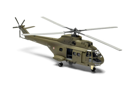 One Seventy Two Scale Westland Puma HC1 Helicopter Model Kit From Vintage Classic Series Unpainted Plastic Assembly