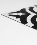 DIY Friendly Peel And Stick Floor Tiles For Farmhouse Kitchens Easy No Mess Install Water Resistant Vinyl with black white pattern