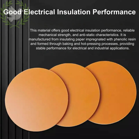 Orange Bakelite Disc 60x10mm Phenolic Resin Plate For Machining And Fabrication, overlapping discs, black background