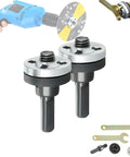 Complete Drill To Angle Grinder Conversion Kit with connecting rod set, mandrel adapter, replacement grinding wheels, 2 pack.