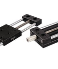 Manual XY Axis Linear Stage Sliding Table with Micrometer Fine Tune Aluminum Guide Plate for CNC Micro Machining