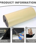 Premium Closed Cell Neoprene Foam Sheet With Adhesive Backing 12 X 59 X One Quarter Inch Rubber Padding rolled and easy to cut.
