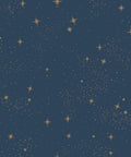 Upon A Star Navy And Metallic Peel And Stick Wallpaper For A Quick No Mess Makeover Great For Renters And Homeowners Removable And Repositionable