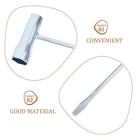 Three Piece Carbon Steel Spark Plug Wrench With Slick Ergonomic Handles For Mechanics And Diy Guys Looking For A Badass Double Ended Socket Kit That Handles Grease Work Without Any Sweat showing double ended socket.
