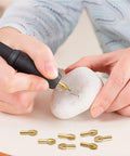 Using Get These Epic 2 Piece Brass Drill Chuck Adapters With Micro Collets For Your Rotary Tool for engraving a stone.