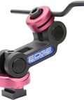 Premium Quality Low Profile Workstop For Vise Jaws featuring black and pink finish for CNC and manual milling machines.