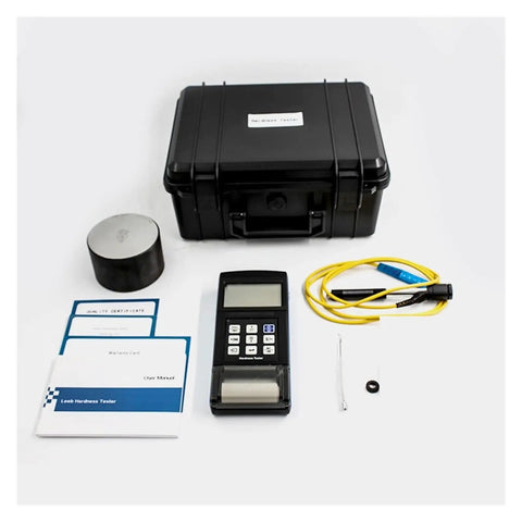 Heavy Duty Portable Digital Metal Hardness Tester With Dual Wireless And Cable Probes Software Included Crisp Lcd Display for testing tools.