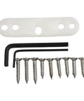 Heavy Duty Zinc Alloy Flag Hinge For Left Or Right Swing Installation Smooth Operation hardware screws and tools for installation