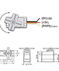 Select This Badass 10 Pack Of Sg90 9g Micro Servo Motors For Rc Robots Helicopters And Cars Plus Diy Arduino Raspberry Pi Builds That Roll Smooth And Perform Flawlessly Every Time with labeling schematic and dimensions.