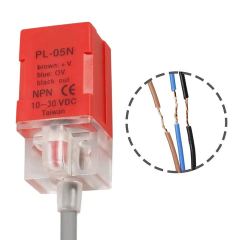 PL 05N Inductive Proximity Sensor 5mm Sensing Distance DC 10 To 30V 200mA NPN Normally Open Three Wire Switch