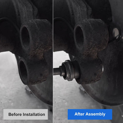 Pin Bushing Removal Tool Kit For 1-3/8 Inch Pin Bushings On Trucks, Trailers And Heavy-Duty Machinery - installation process