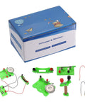Hands On Magnetism Lab Kit With Electric Bell Induction Circuit Electromagnet Switch And Battery Box Educational Physics Experiment Set displayed with packaging and components.