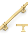 Turn Your Kitchen And Bath Into Fire With These Brushed Gold Cabinet Pulls 5 Inch Hole Center 128mm 20 Pack Easy Install Drawer Handles