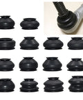 14 Piece Automotive Tie Rod End Boots Kit With Ball Joint Rubber Boots Universal Dust Cover For Tie Rod Accessories Tough As Nails Durable Black Rubber High Temp Wear Resistant Fits Most Vehicles, black rubber boots