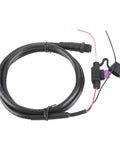 Top Shelf NMEA 2000 N2k Male Power Cable With Five Pin Ends And One Meter Run Built Tough For Rock Solid Marine Networks And Totally No Sweat Hookups Oem 5412013 Replacement showing durable black cable and connectors.