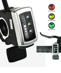 Thumb Throttle For Electric Bikes And Scooters With 7/8 Inch Handlebar, LED Display, Reverse Switch And Red Button, Built For 24V 36V 48V Systems