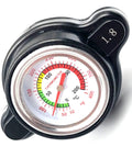 High Pressure Radiator Cap With Temperature Gauge 1.8 Bar For Honda CR125R CR250R CR500R Durable Cooling Upgrade top view