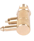 Brass Quick Connect Fuel Line Fitting 8897-6 1/4 Inch NPT Male Thread Marine Tank Side Connector No Tools Needed