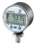 Ashcroft 6833401 digital vacuum gauge with backlight, 0-30 Hg, front view showing display and blue control buttons