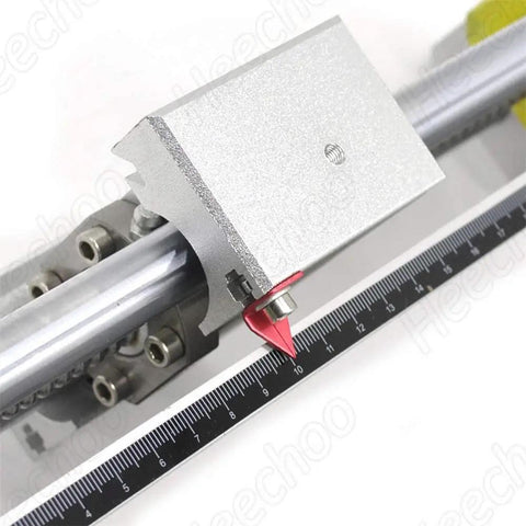 Heavy Duty 300mm Ball Screw Linear Stage Actuator with Cross Rail and Ruler