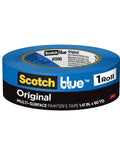 Roll of Original Multi Surface Painter's Tape 1.41 Inch Wide Blue Masking Tape For Indoor And Outdoor Use Protects Surfaces