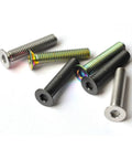 Bombproof Grade Five Titanium Alloy Bicycle Headset Top Cap Bolt M6x30 For Carbon Frame Bike Stem Upgrade heavy duty screws