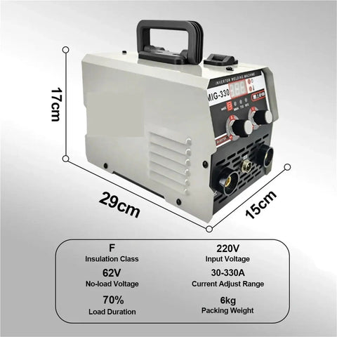 Three In One MIG MMA TIG Welding Machine Inverter Welder With Flux Cored Wire No Gas Soldering Kit 110V US Semiautomatic Arc Welder
