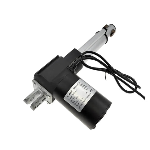 Beefy 24V DC Linear Actuator Heavy Duty 6000N For Sofa Recliner Lift Controller, black motor, silver rod, cable attached